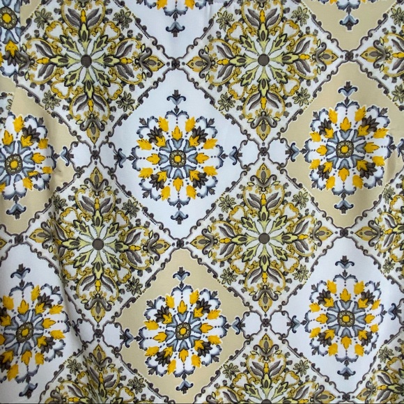 Lulus Paisley Lined Short Sleeve Sheath Dress. Size Medium - Picture 3 of 8